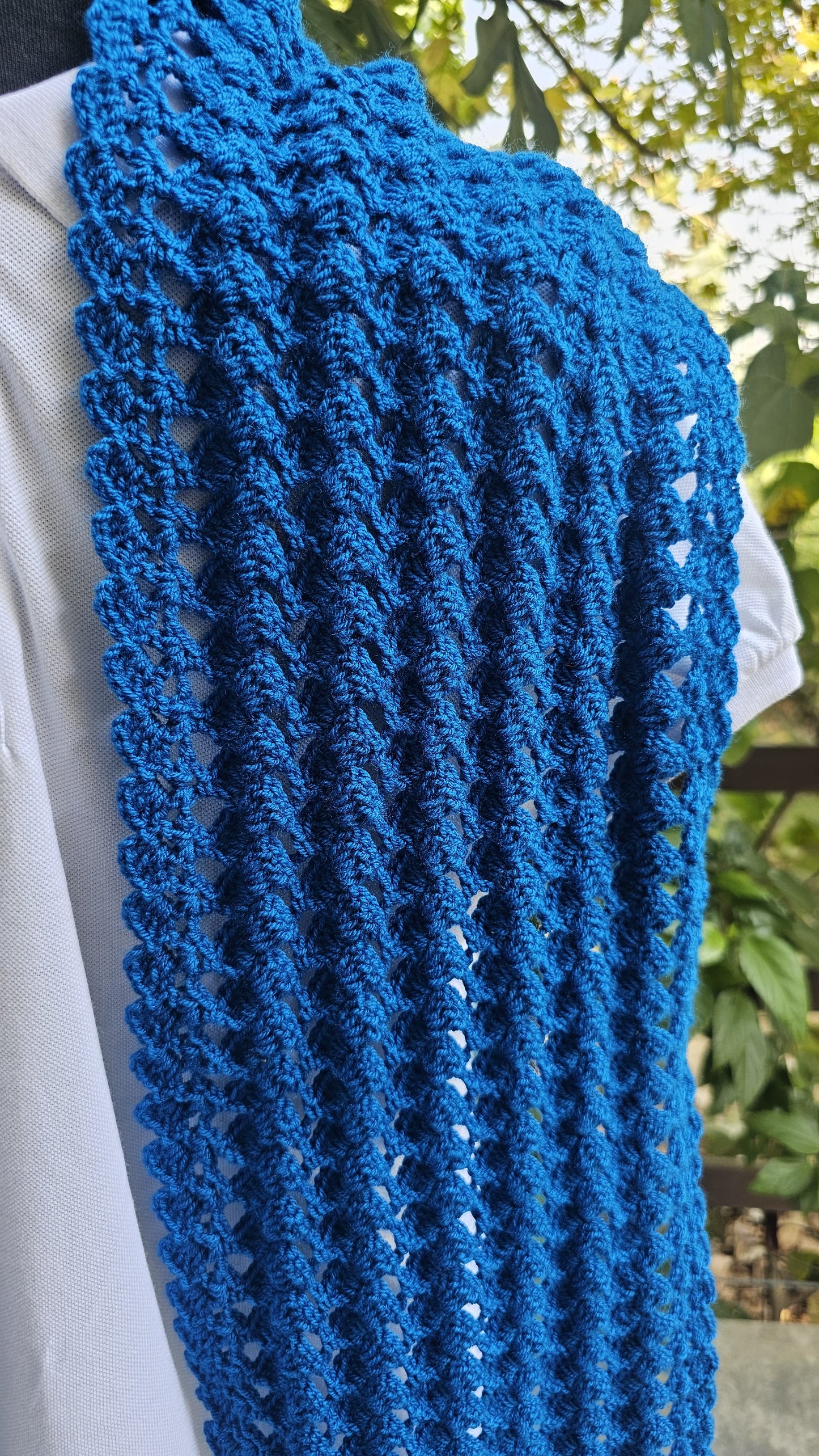 Crochet handmade muffler